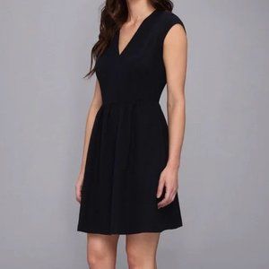 Rebecca Taylor Navy Crepe Dress Size 4
